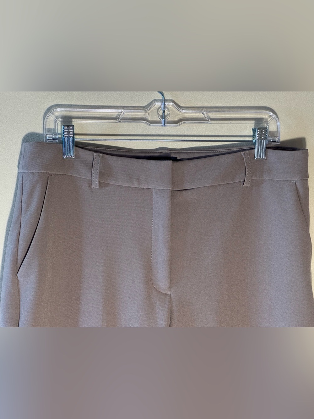 Express Women's Editor Bootcut Dress Pants - Taupe - Picture 3 of 9